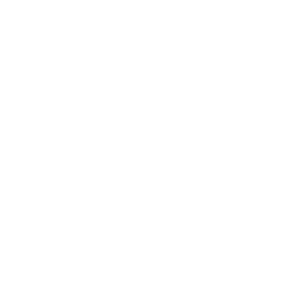 A white A logo on a dark background