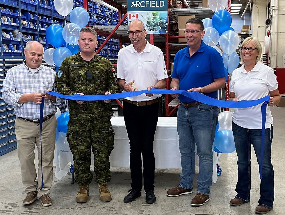 Arcfield Canada celebrates new Cold Lake Warehouse